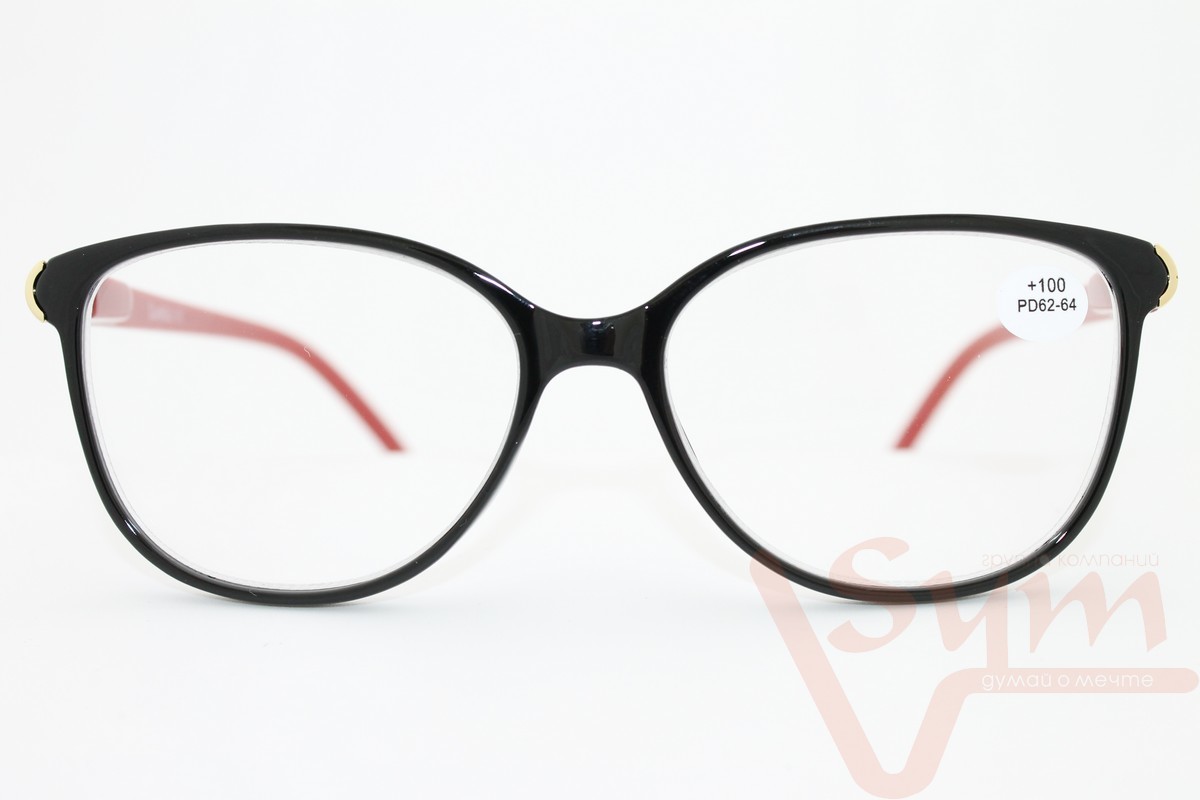 Гот.Очки LIANGLI Белые YR18380 C1 (красный)