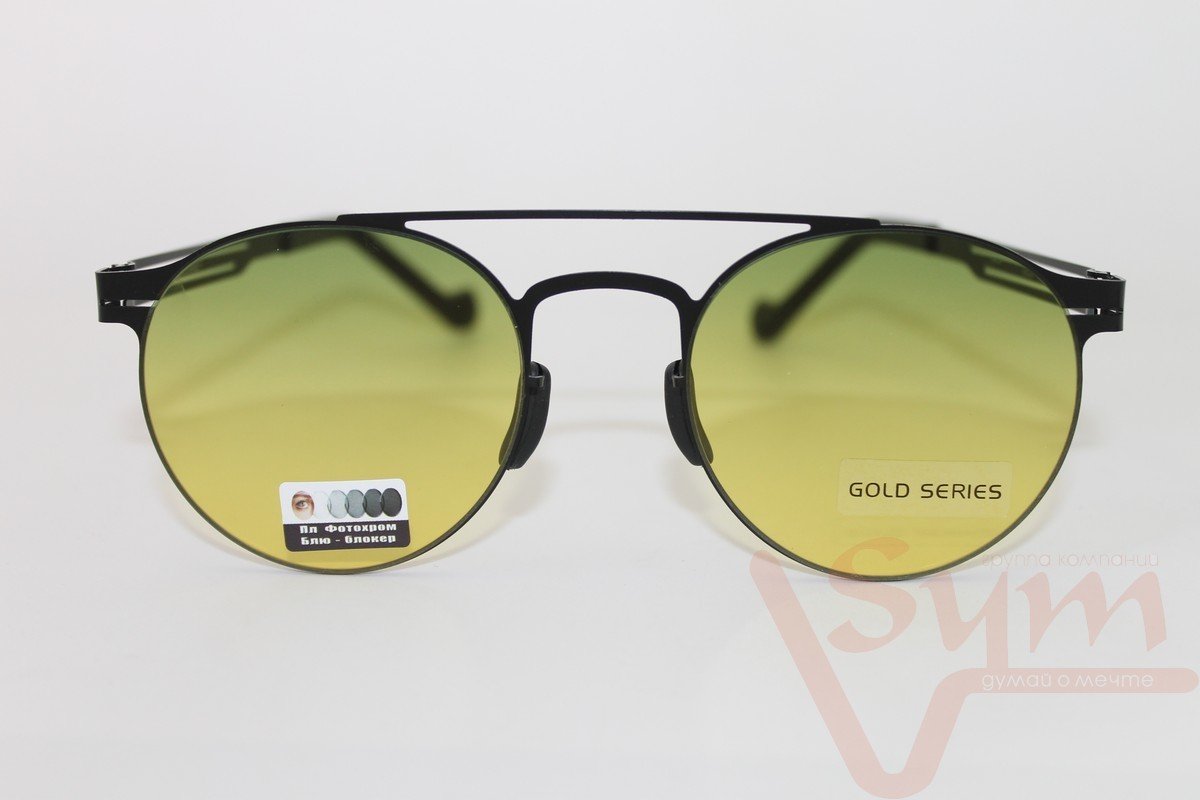 Антифары GOLD SERIES Фотохром Blue Blocker 9903 зеленые